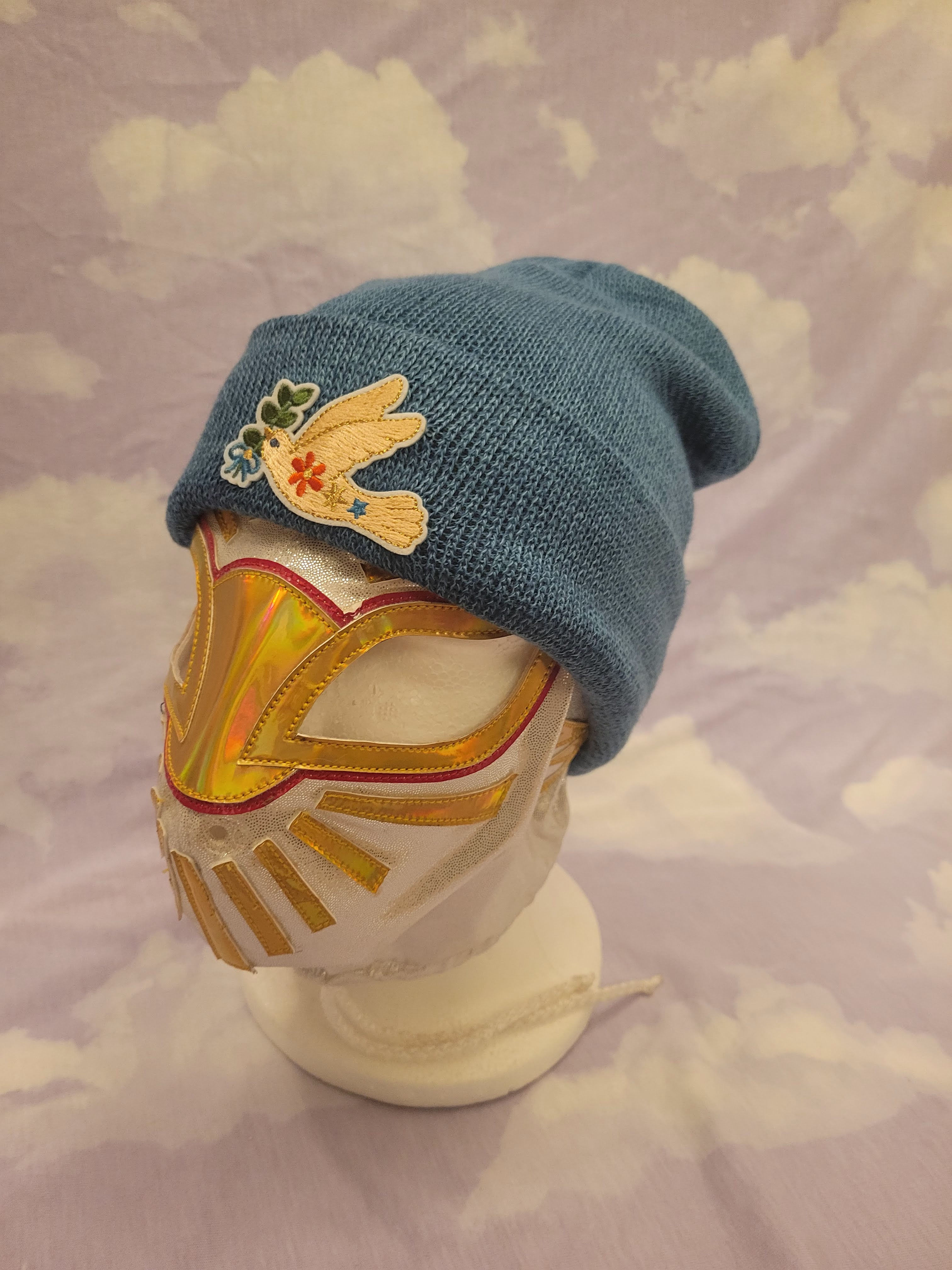 Peace Dove Holiday Beanie