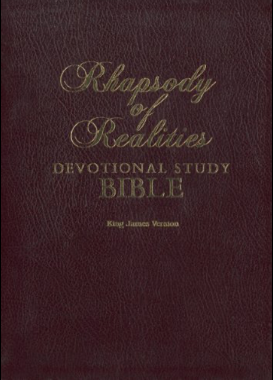 Soft cover Rhapsody of Realities Bible