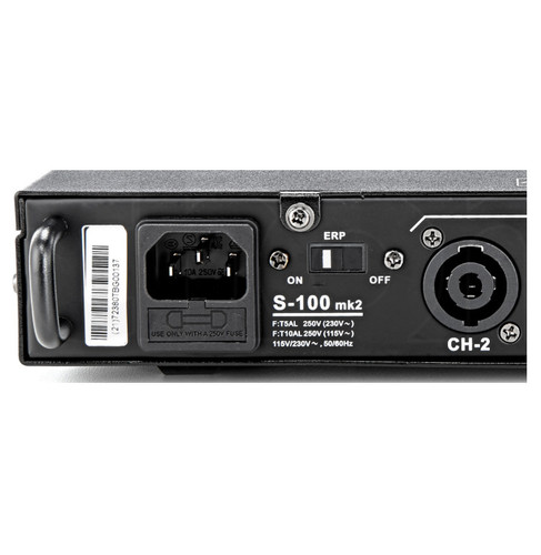 【美品】Thomann S-100 MKII S-100mk2 パワーアンプ thomann (トーマン) ／ S-100mk2 - パワーアンプ - [65W+65W／8Ω