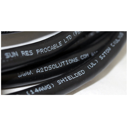 プロケーブル製（WATTGATE）シールド電源ケーブル 黒色プラグ