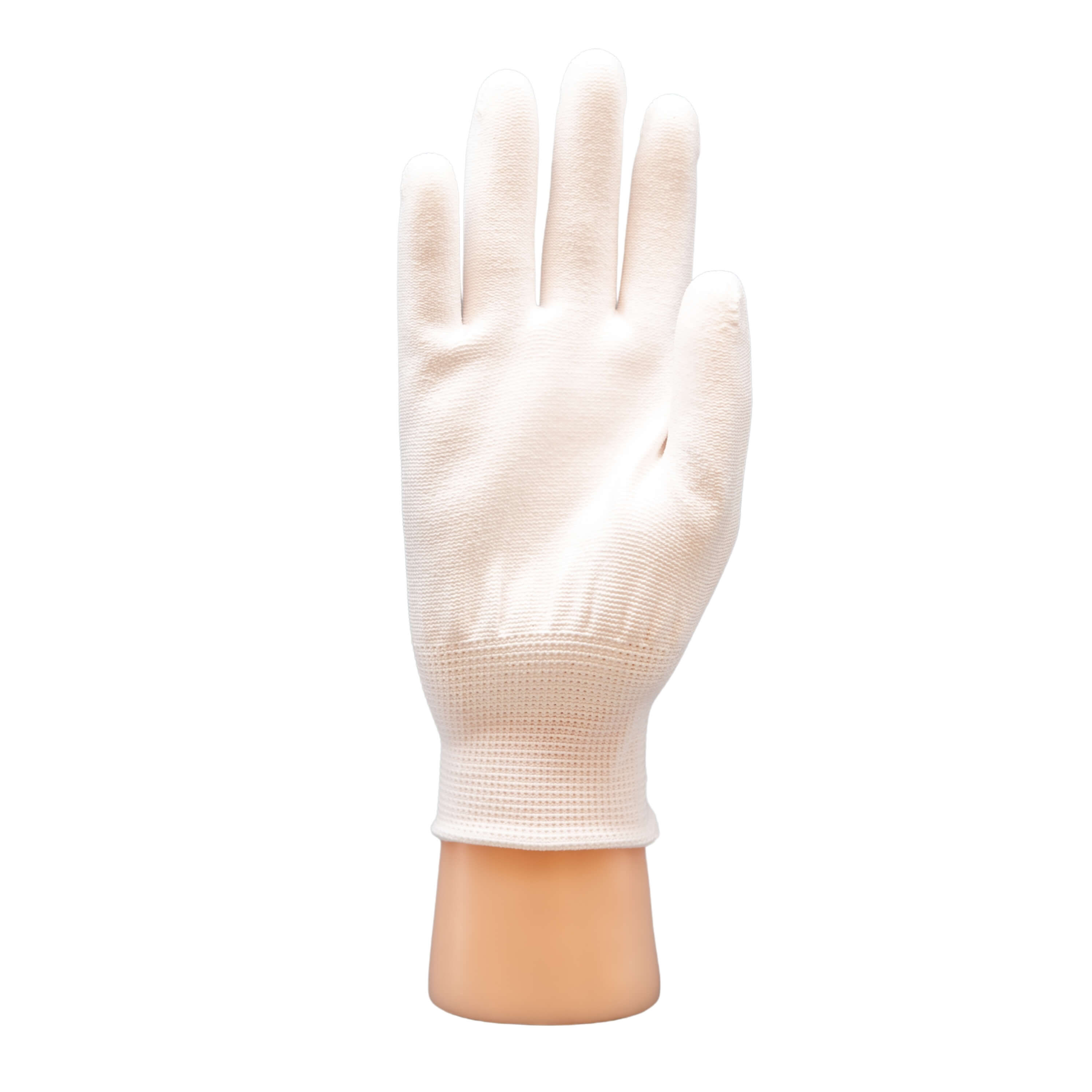 PU Palm Fit Gloves (White)