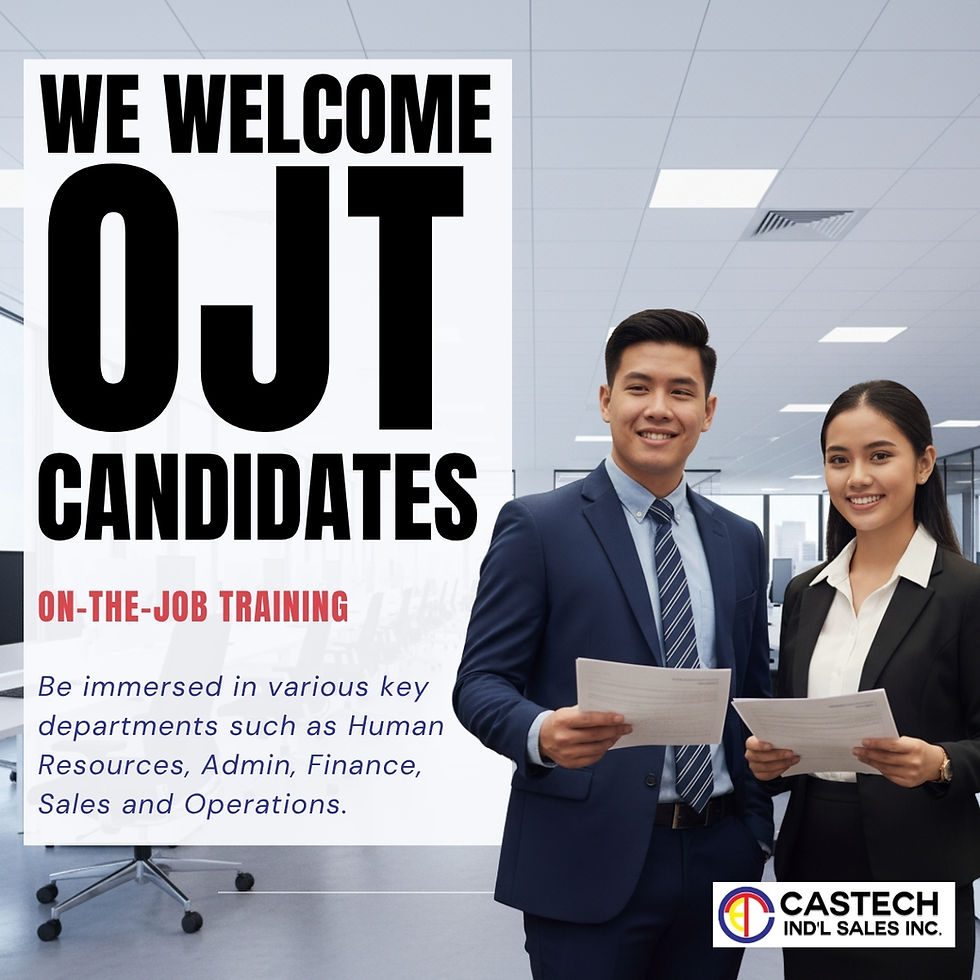 Elevate your skills—we're seeking dynamic OJT candidates now!