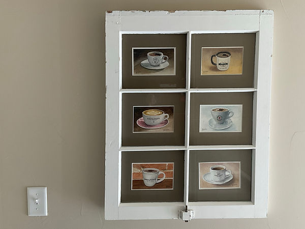 Cup Series Window Collage 24" x 32"