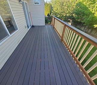 Fresh Trex decking