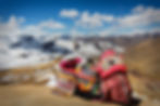 Persons Contemplating the Andes in Perú.
