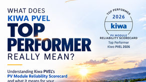 What Does Kiwa PVEL “Top Performer” Mean for Solar PV Modules? 