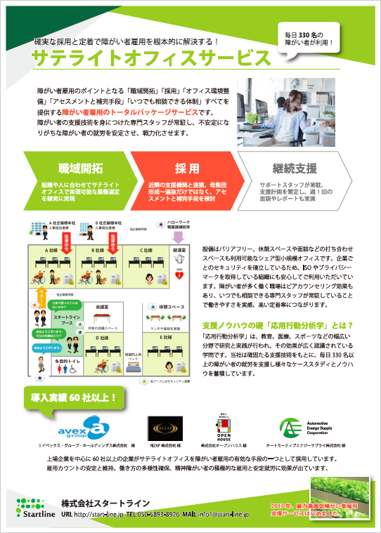【A4】企業フライヤー