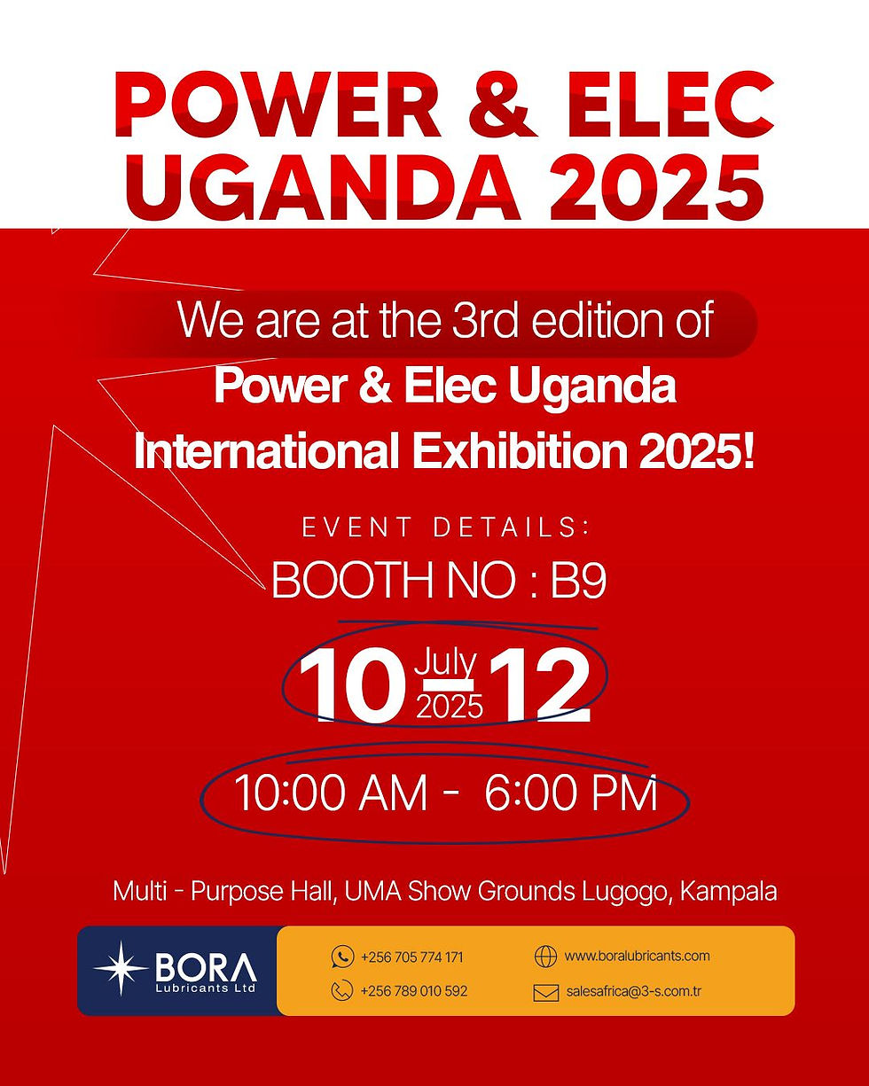 Power & Elec Uganda Uluslararası Fuarı 2025'in 3. Fuarındayız.