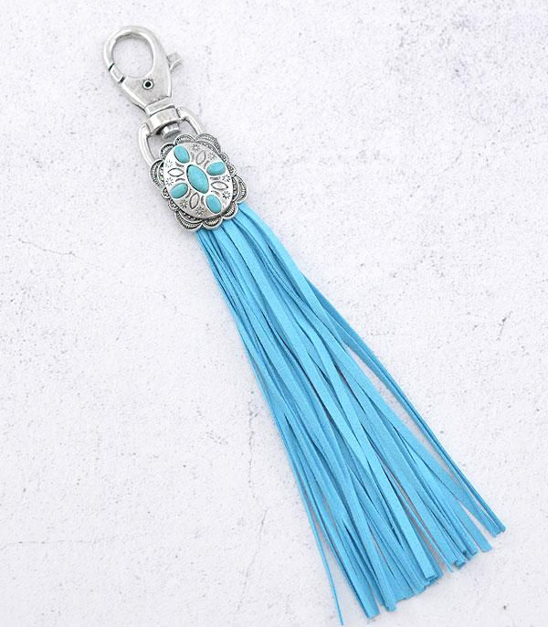 Thumbnail: Item # 10?? - Western Concho Tassel Keychains