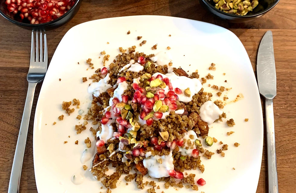 Süsskartoffeln mit Blumenkohl