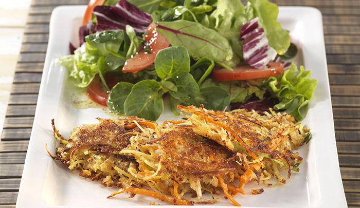 Rösti mit Herbstsalat