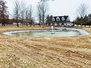 ponds, pond installation, pond dig, pond drainage