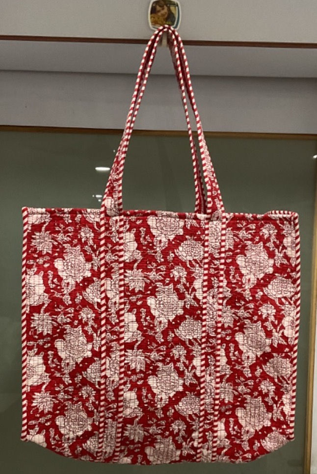 Thumbnail: Block Printed Tote Bag