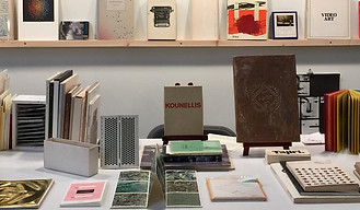 Luz Blanco artist book "Missing" exhibited in Studio Montespecchio's artist books collection at Art Libris Barcelona and Artissima Art Fair Torino, Spain and Italy, November 2017 and April 2018