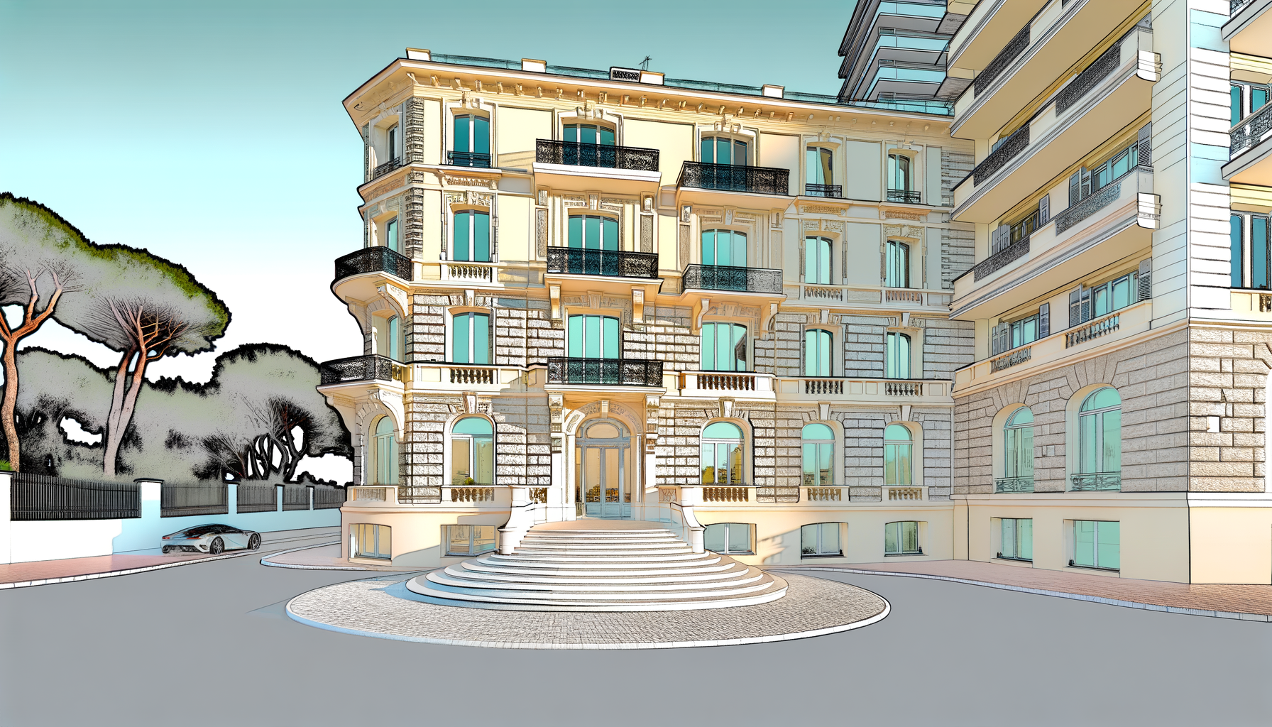 Luxury Duplex at Pavillon Diana Available for Rent in Monaco from July 2025