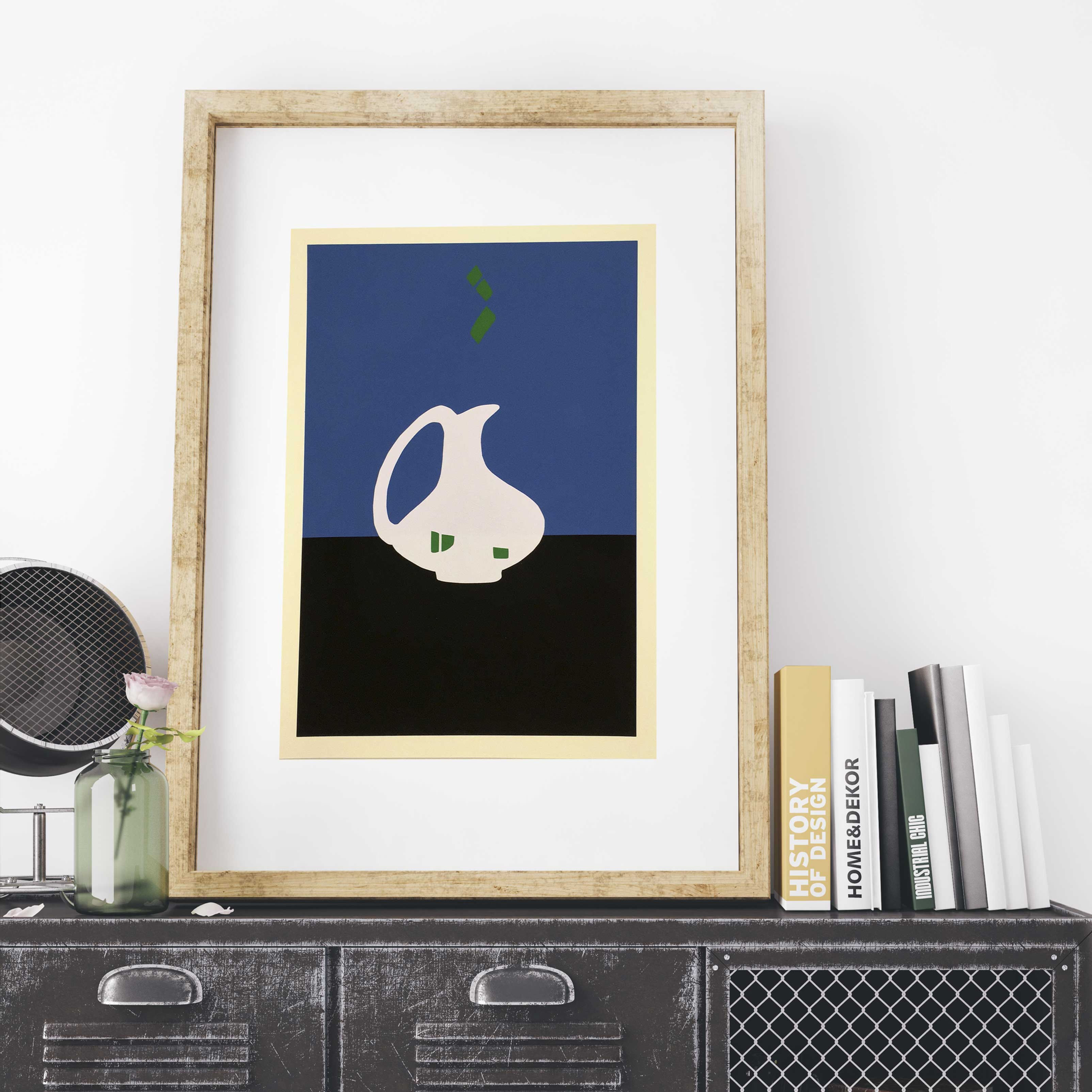 Vases 25 | דוד עדיקא | הדפס רשת מונופרינט