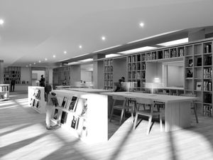 아파트 커뮤니티 도서관 독서실 디자인 청주 동일하이빌 