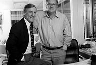 Brian Naylor with John Sorrell