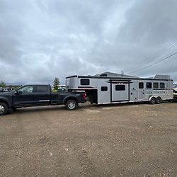 transporting horse trailer