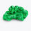 Thumbnail: Shamrock bright green St. Patrick's Day hair scrunchie to manifest Luck! Hair scrunchie says Lucky all over with elastic.