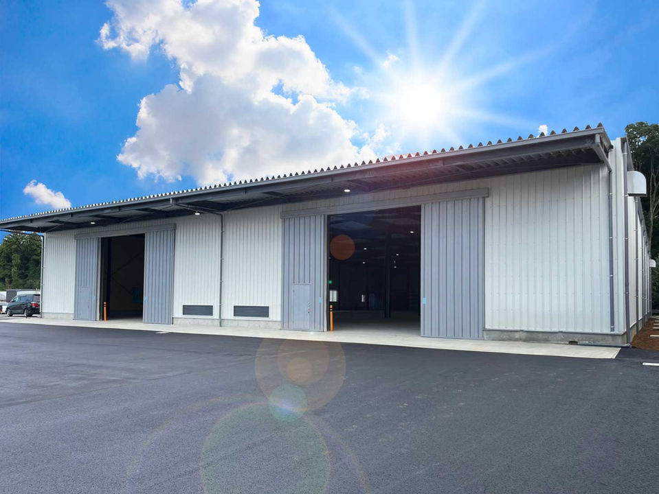 阿見東倉庫外観