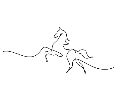 continuous-one-line-drawing-horse-600nw-1082163239.webp