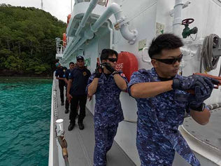 IPD25立入検査隊が共同訓練実施サモア警察、パラオ海上保安局と