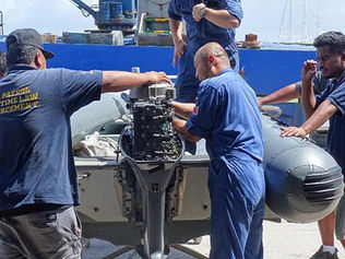 IPD立入検査隊が共同訓練　マーシャルの海上警察と