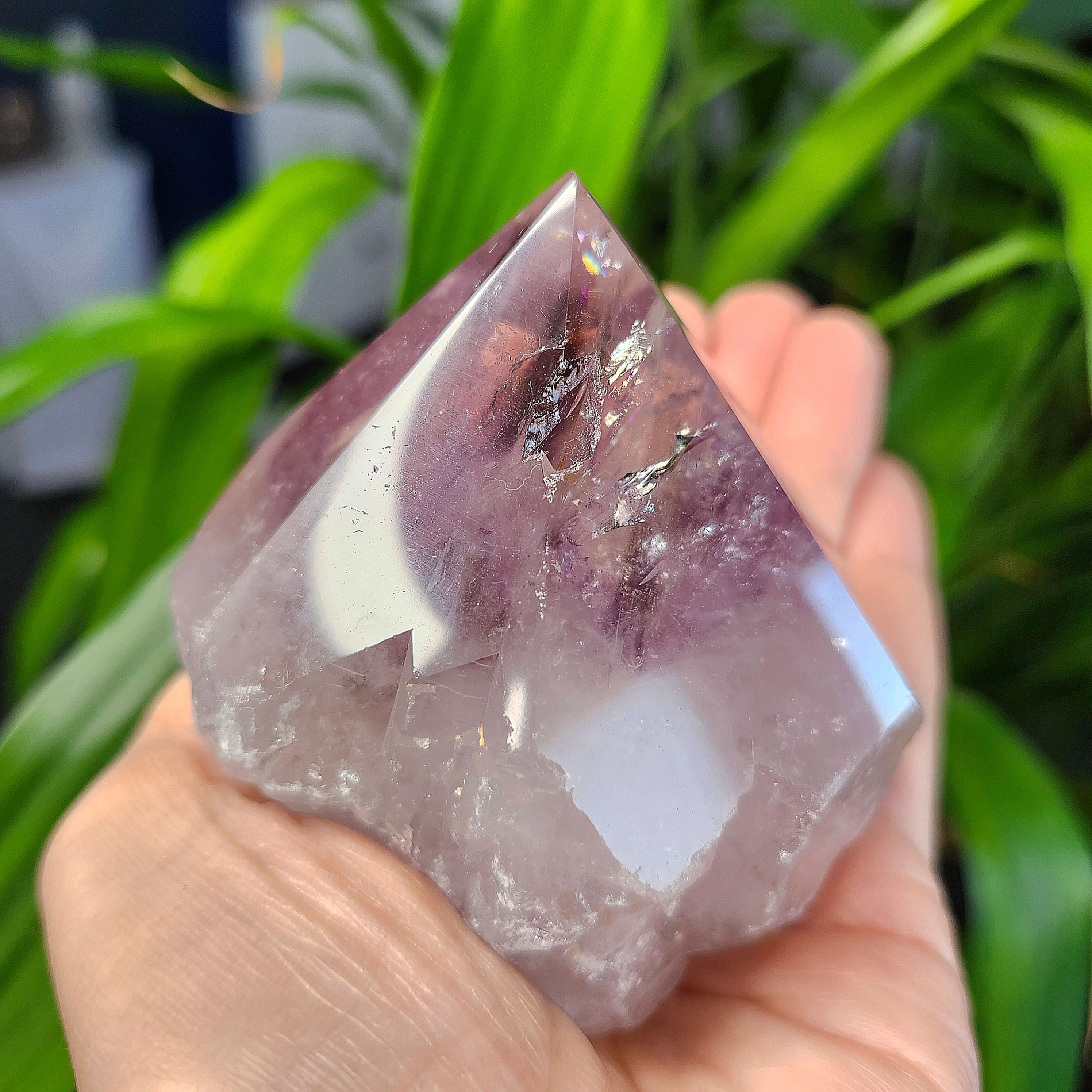 Smokey Amethyst 1/2 Polished-3