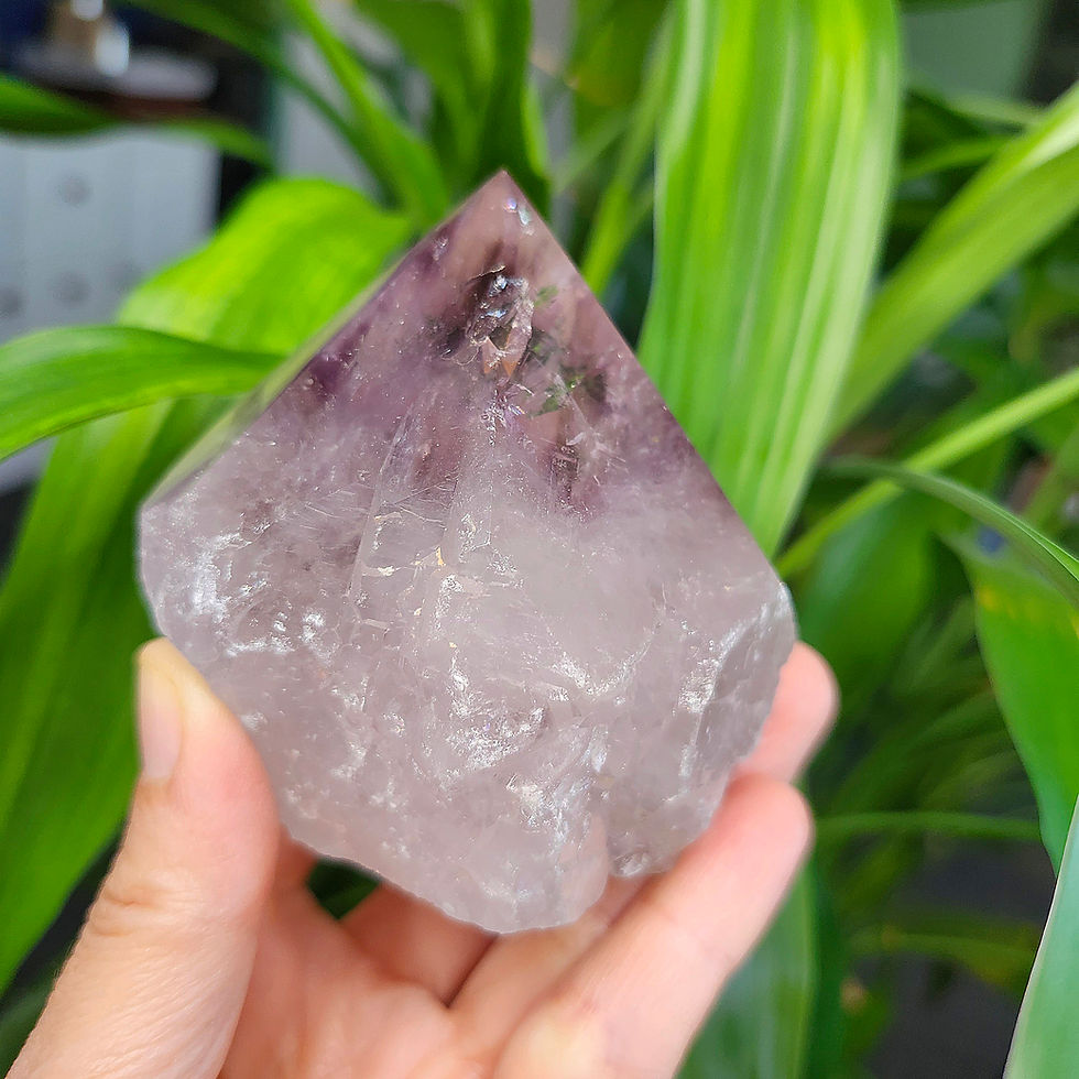 Thumbnail: Smokey Amethyst 1/2 Polished-3