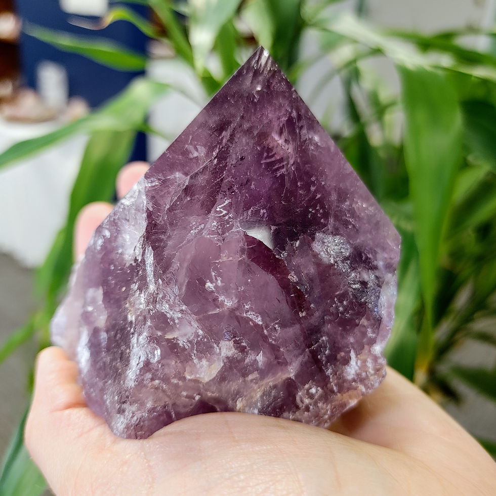 Thumbnail: Smokey Amethyst 1/2 Polished-1