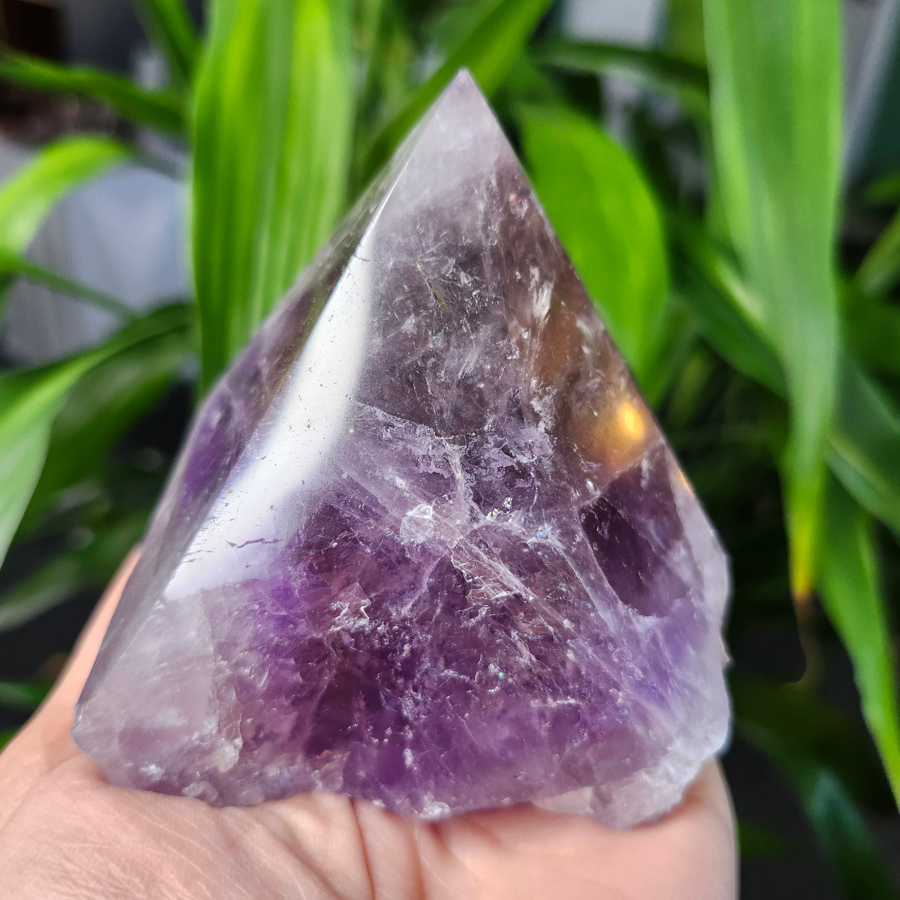 Smokey Amethyst 1/2 Polished-2