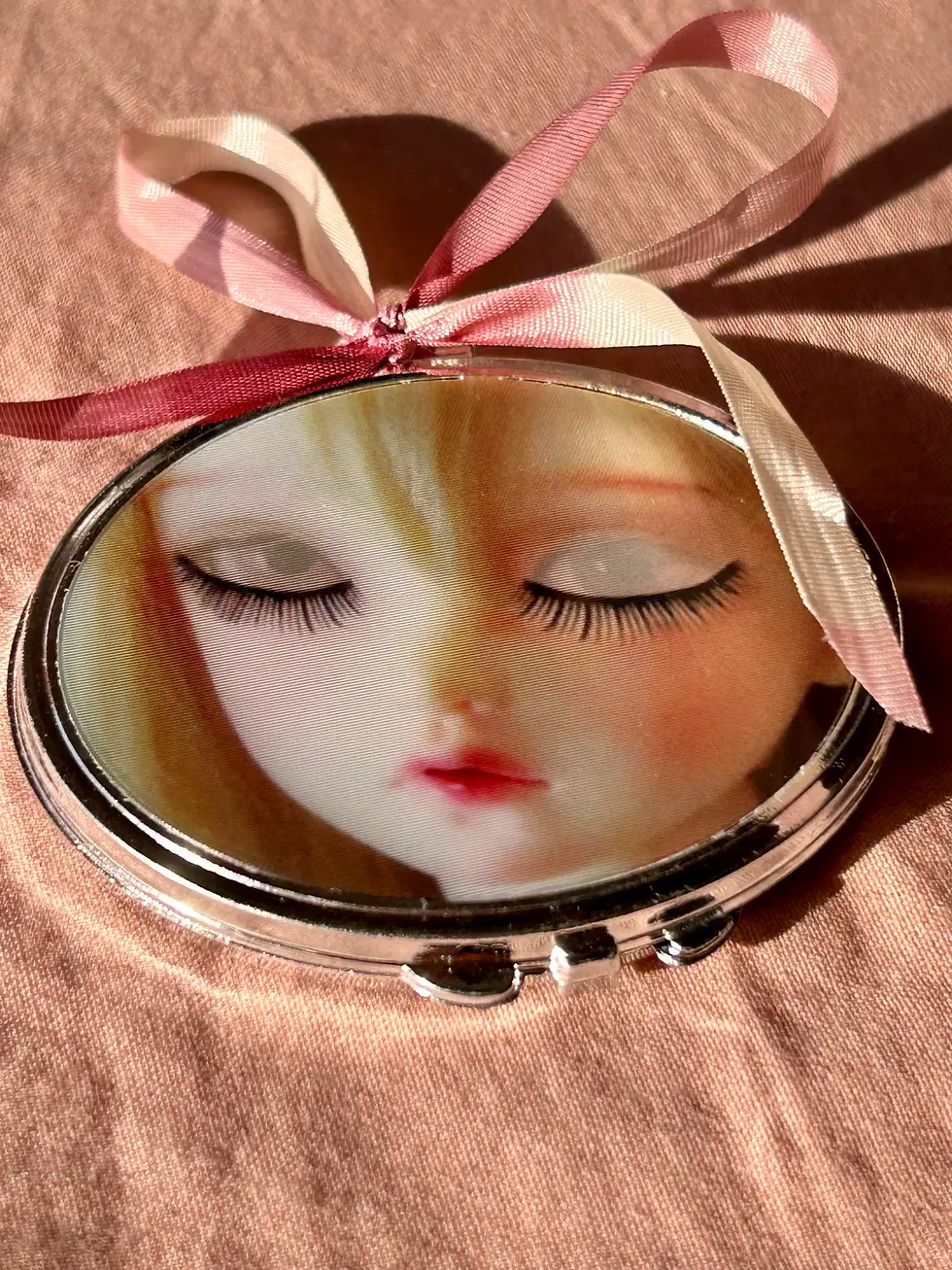 Küçük resim: blythe dolls çanta aynası coquette estetik (3d resimli, gözleri değişiyor!)