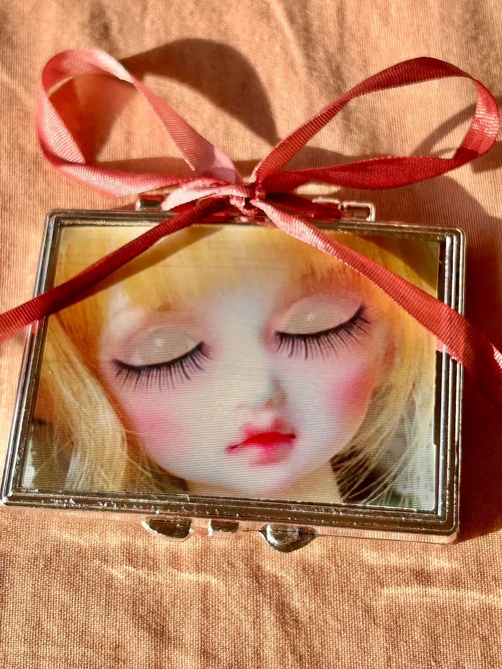 Küçük resim: blythe dolls çanta aynası coquette estetik (3d resimli, gözleri değişiyor!)