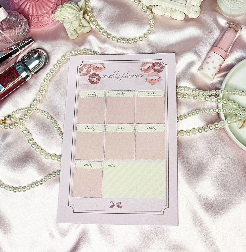 Küçük resim: angel's kisses tutkallı a5 notepad planlayıcı