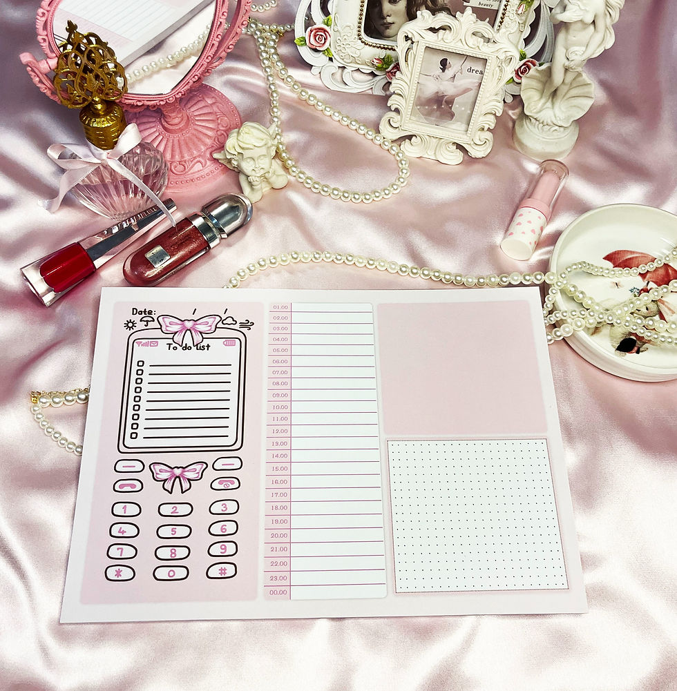 call from heaven tutkallı a4 çok amaçlı yapılacaklar listesi / planlayıcı notepa