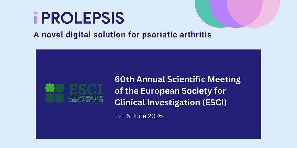 60th Annual Scientific Meeting of the European Society for Clinical Investigation (ESCI)