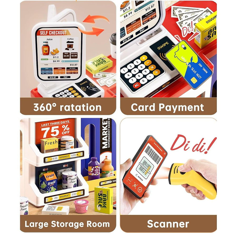 Thumbnail: Mini Panda Splendour supermarket combination set 3+ (Birthday gift)