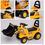 Thumbnail: Mini Panda - Bulldoze Buddy Ride-On Car 3yrs+, Yellow