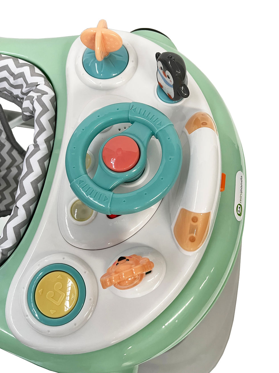 Thumbnail: Auto Pingu Baby Walker 6m+, Cool Green