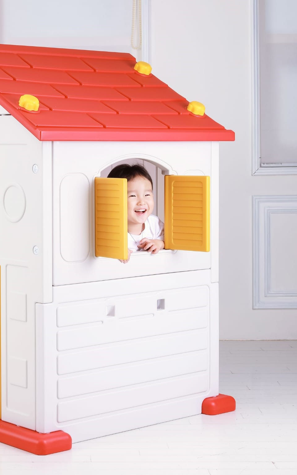 Thumbnail: Tomo Big Playhouse with Slide 1y+, Multicolored