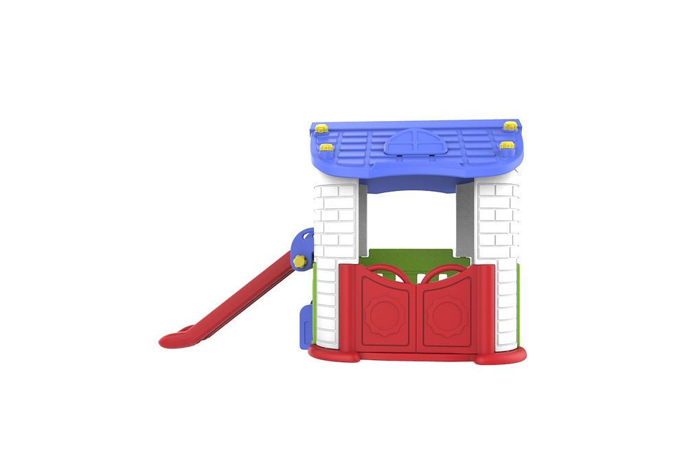 Thumbnail: Standard Playhouse with Slide 3y+, Multicolored