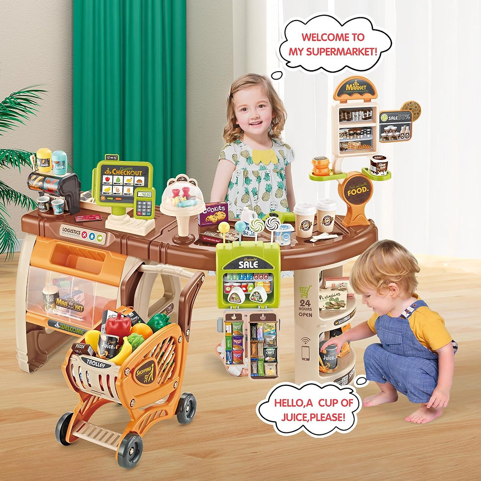 Thumbnail: Mini Panda Luxury supermarket shopping combination set 3+ (Birthday gift)