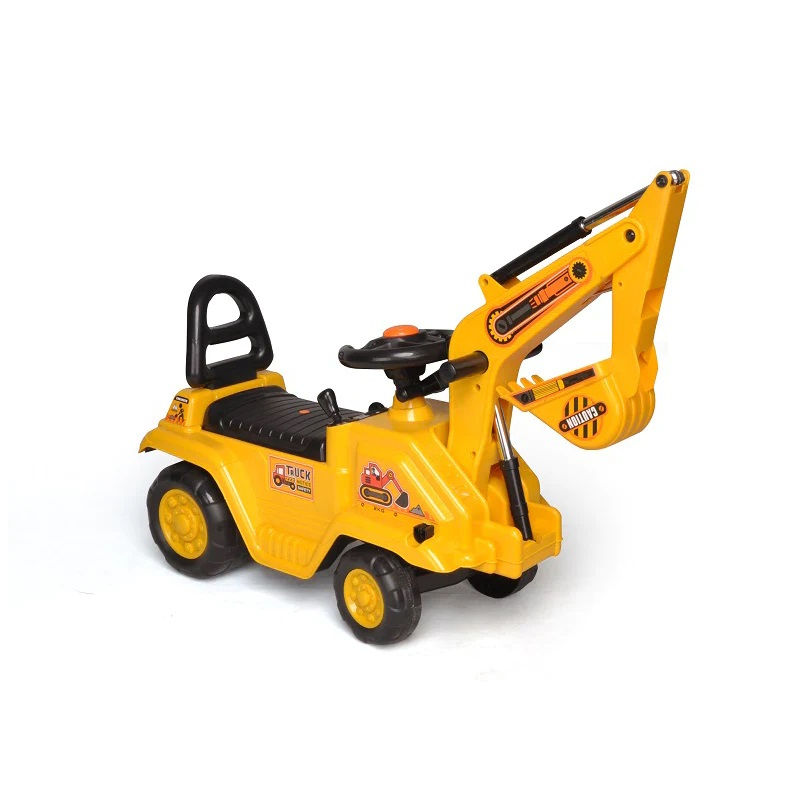 Thumbnail: Mini Panda - Diggy The Dozer Ride-On Car 3yrs+, Yellow