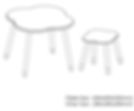 Thumbnail: Mini Panda - Clovercharm Wooden Table & Chair  2 years+, Pure Ivory