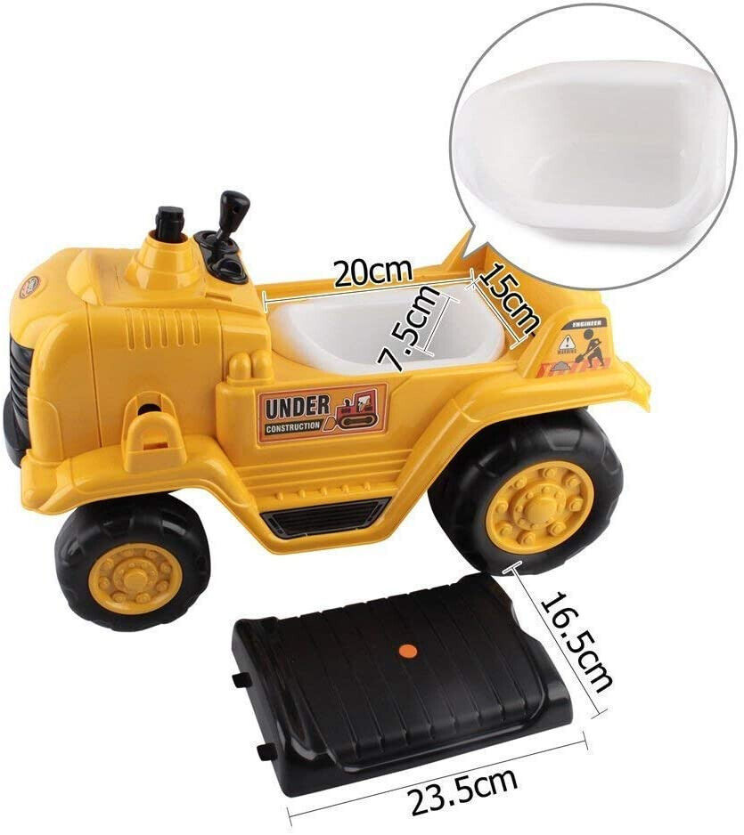 Thumbnail: Mini Panda - Bulldoze Buddy Ride-On Car 3yrs+, Yellow