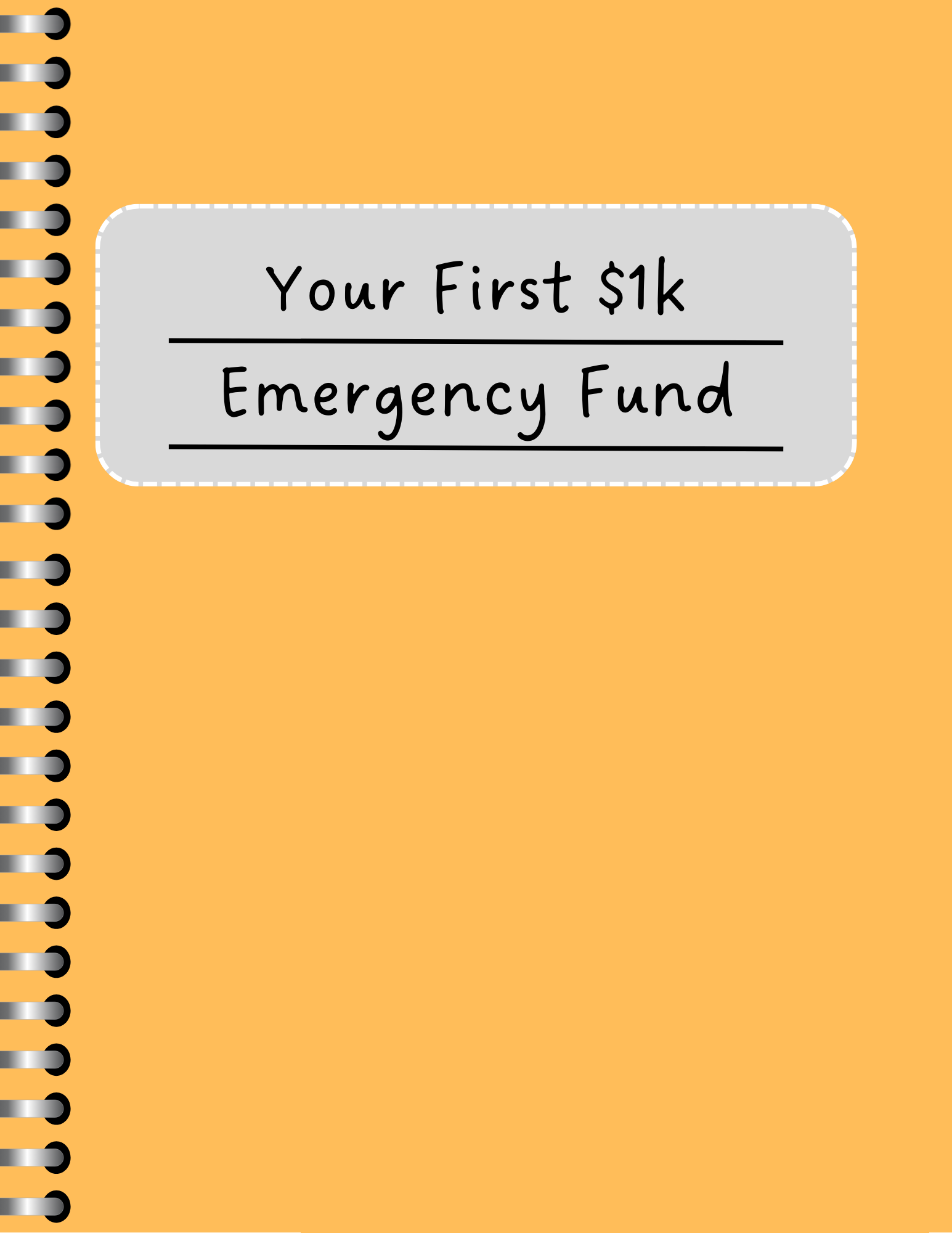 Your First $1k Emergency Fund