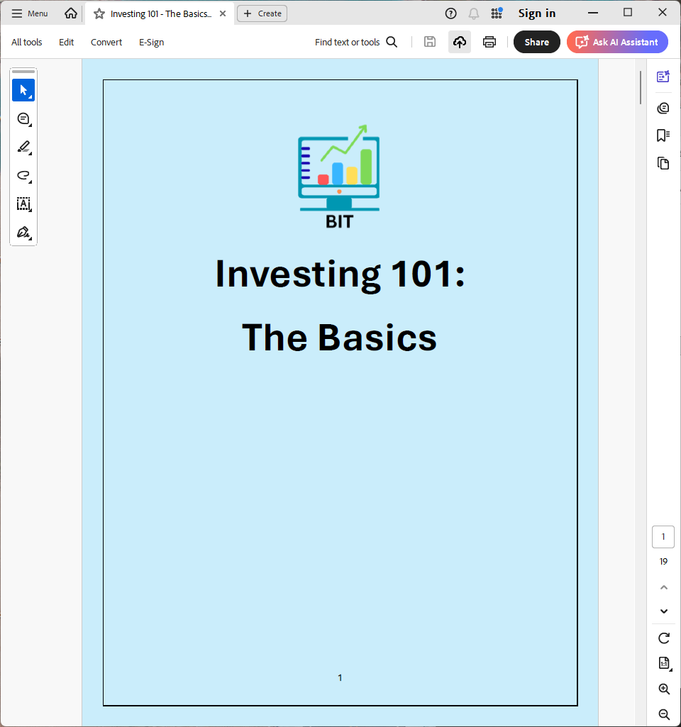 Thumbnail: Investing 101: The Basics