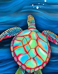 Children’s painting class at Silver Dollar Pottery in Rocky Point NY