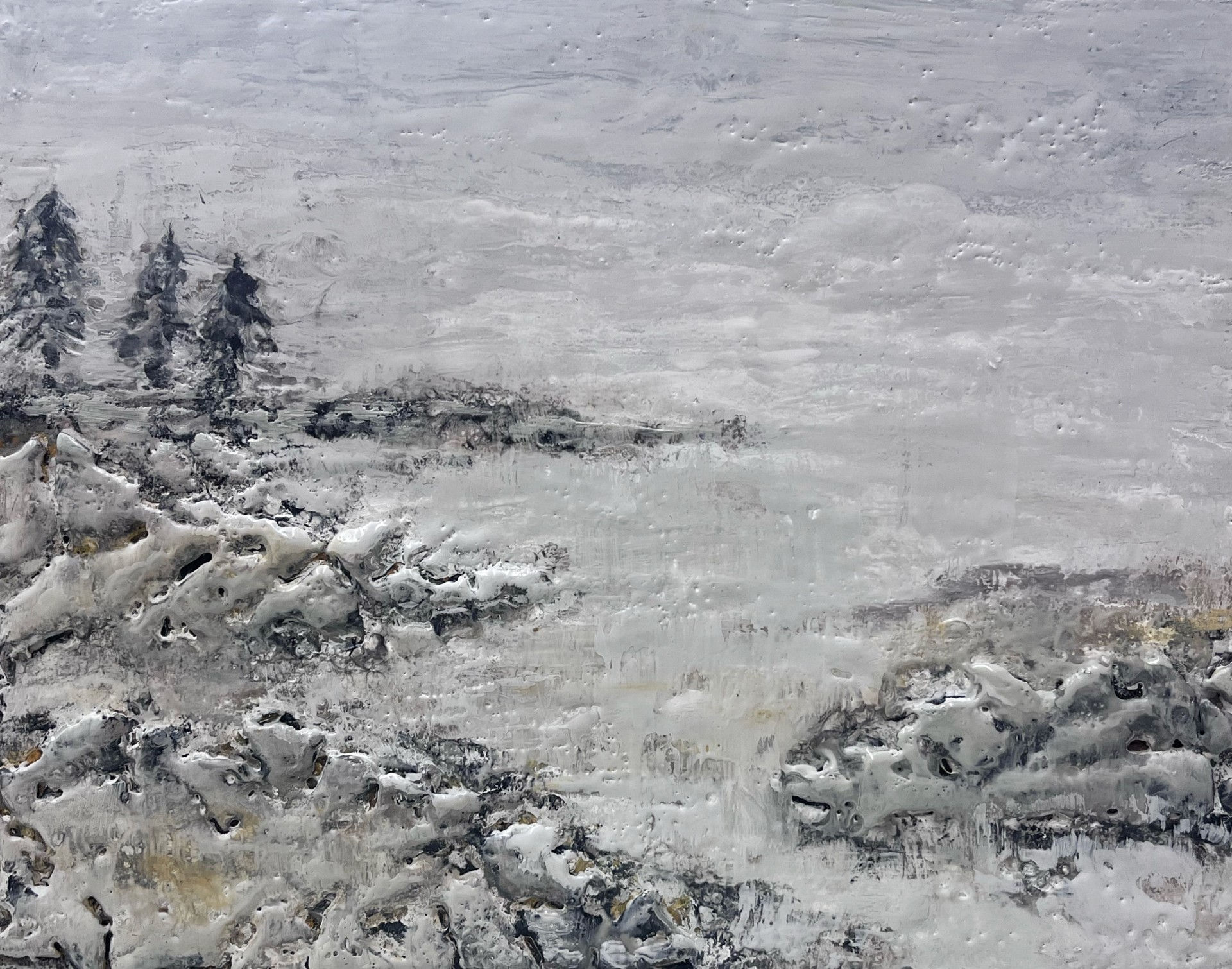 Morning Mist, 11" x 14"